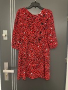 Savida sukienka modny wzór panterka cetki hit nowa roz.40/42