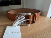 Pasek skórzany Tommy Hilfiger Danny 90 koniakowy
