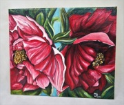 Peonie, Obraz ręcznie malowany
