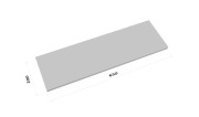 Półka, 650 x 200 mm, płyta kronospan 8685 BS 18 mm