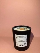 Świeca z wosku sojowego.