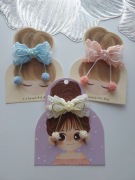 Gumeczki kokardy do włosów