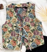 Kamizelka bezrękawnik Vintage 