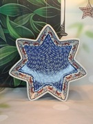 Miska półmisek gwiazda duża 30 cm ceramika Bolesławiec