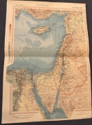 Mapa: Cypr, Izrael, Liban