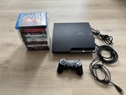 Playstation 3 Slim CECH-2004B + 13 gier