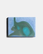 Obraz akrylowy na płótnie królik 15x21cm