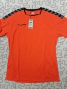 Pomarańczowa koszulka sportowa Hummel XL – nowa z metką