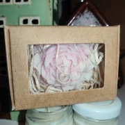 Świeca sojowa "piwonia S" "Amber Whisper", wybierz swój kolor, Robea 