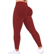 Bezszwowe spodnie damskie do jogi z wysoką talią fitness