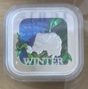 Australian Seasons – Winter 2013 - 1oz Silver Proof Ag 999 - The Perth Mint