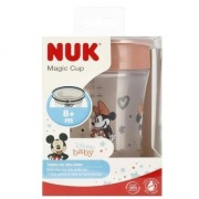 Kubek Niekapek NUK Disney Magic Myszka Minnie 230ml 8m+ Ustnik 360
