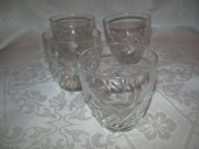 LITERATKI, SZKLANKI GRUBE SZKŁO LUMINARC - 4 szt.