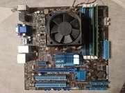 Płyta główna ASUS M5A78L-M/USB3+FX4130 (4x3,8 GHz)+RAM 8GB+COOLER