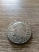 5 złotych - GŁOWA KOBIETY - 1932 r.