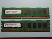 RAM DDR3 MICRON 4GB (2x2GB) PC3-10600