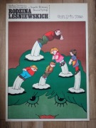 Oryginalny polski plakat filmowy - Rodzina Leśniewskich, Lutczyn, 1981
