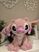 Maskotka ANGEL z bajki Lilo I Stitch, Disney, różowy pluszak 40 cm.