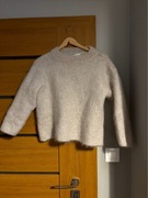 beżowy moherowy sweter olive & moon 81% kid moher