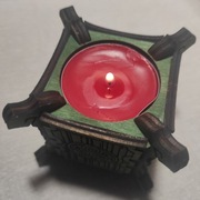 ŚWIECZNIK KOLOR ZIELONY