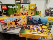 4 X LEGO 3w1 (31129 + 31112 + 31125 + 31088)(WRO)