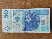 Banknot 50 zl Seria AH 1994 Wyjatkowy!