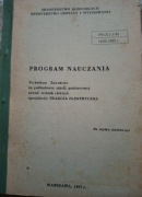 Program nauczania Technikum technik elektryk Trakcja Elektryczna