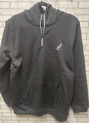 Męska bluza do biegania L czarna z kapturem 