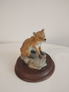 Urocza figurka liska The Leonardo collection Nature Studies 1994