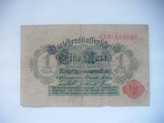 Banknot Niemcy - 1 Marka 1914  r.
