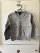Sweter szary w serek 