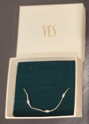 Bransoletka yes nowa srebrna łezka pudełko prezent srebro 