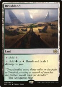 Karta MtG  -  Brushland  259  - The Brothers' War (BRO)