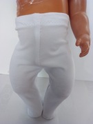 Białe rajstopy dla lalki 42-45 cm Baby Born 