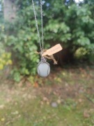 Zawieszka handmade Amazonit | Stal Szlachetna