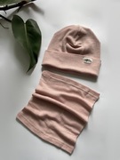 Czapka komin 100% merino zestaw nowy
