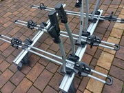 bagażnik dachowy do KIA RIO IV  Taurus CarryUp Aero + 3x uchwyt THULE rower