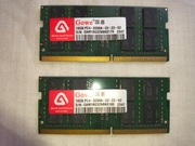 2x 16GB =32GB  -->DDR4 --3200 --- So-Dimm  ->>DUAL CHANNEL