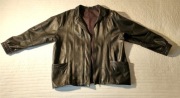 czarna skórzana kurtka damska szyta na zamówienie 46/48 krój kimono