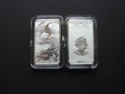 Srebrna sztabko moneta Rectangular Dragon 1 oz. 2023 r.