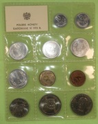 Polska monety emitowane w 1978 zestaw NBP