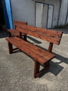 Ławka ogrodowa drewniana solidna