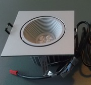 Lampa Oprawa PAULMANN LED Reflektor Obrotowy 8.5W 700mA Kwadrat 92x92 ALU