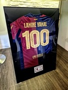 Koszulka Lamine Yamal FC Barcelona podpis autograf certyfikat setny mecz