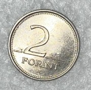 Moneta WĘGRY 2 FORINTY 1993