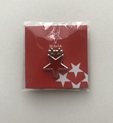 Odznaka (PIN) czeskiej drużyny piłkarskiej SK Slavia Praga
