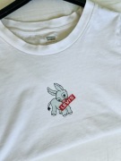 Basic bawełniany biały T-shirt Levi’s z osiołkiem z logo XS