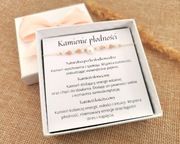 Bransoletka płodności kamienie wspierające płodność talizman prezent amulet