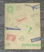 Stary klaser ze znaczkami ZSRR – kolekcja radzieckich znaczków