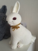 Królik wielkanocny na szydełku